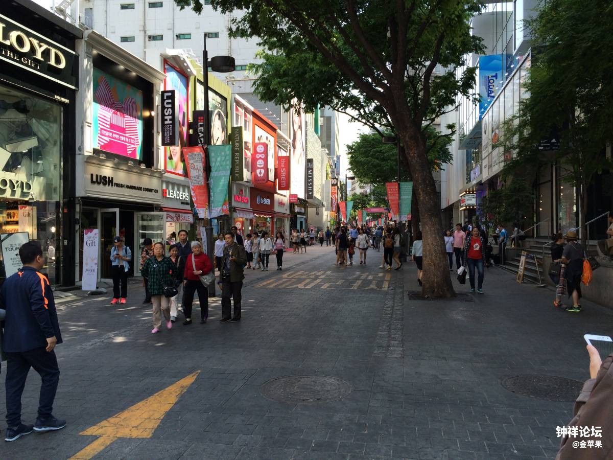 韩国的商业街