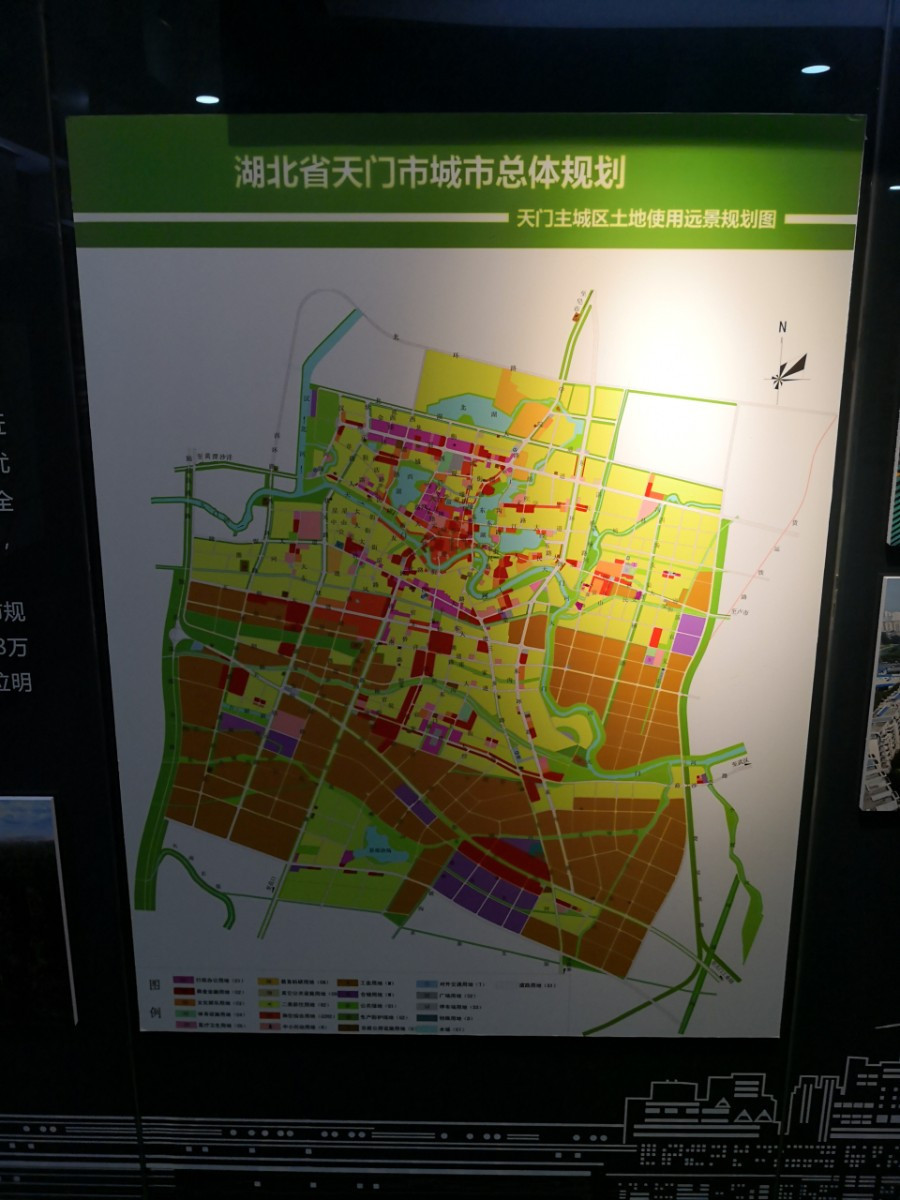 网传的天门最新规划图含武天高速公路走向图