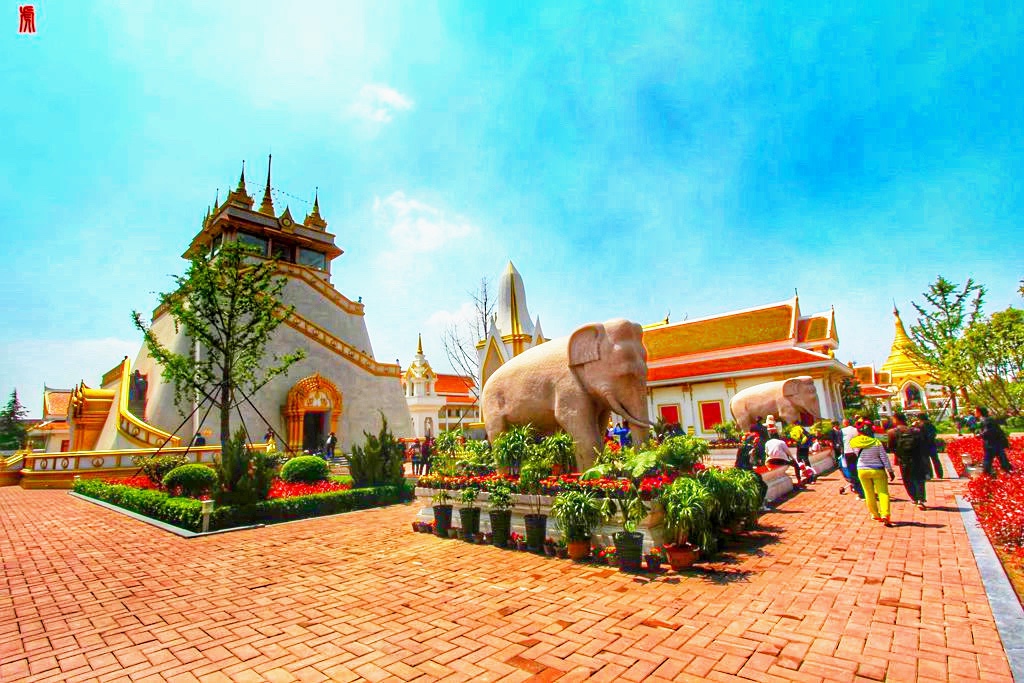 泰国样式的寺庙