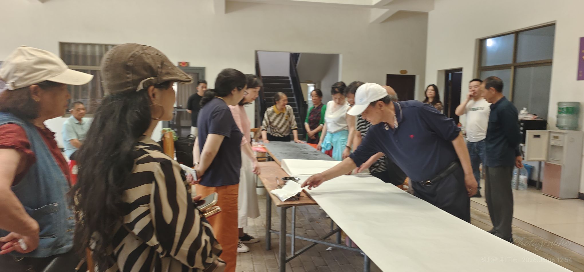 老年大学书法班学友合影